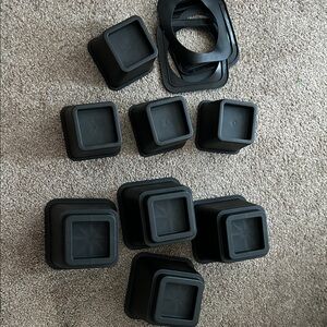 Black Furniture Risers Set